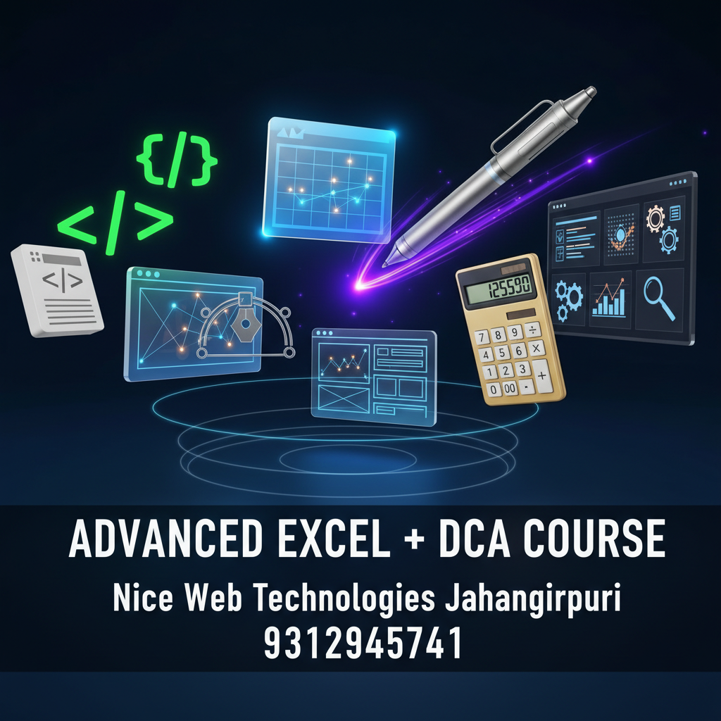 Advanced Excel and DCA (Prime) – Mastering Business Accounting Tools - Prime, Advanced, Excel | Nice Web Technologies, Jahangirpuri Delhi