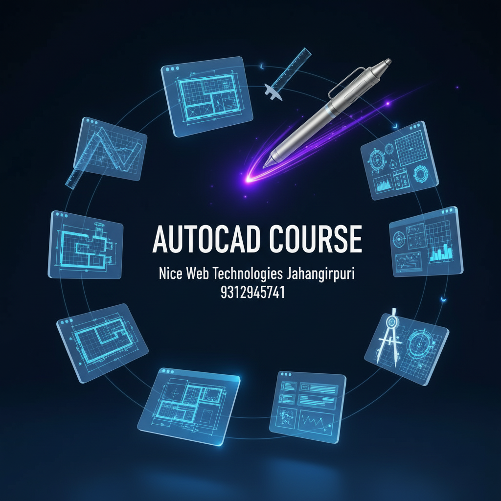 AutoCAD Professional Course – 2D &amp;amp; 3D Design Training - Autocad, Civil, Professional | Nice Web Technologies, Jahangirpuri Delhi