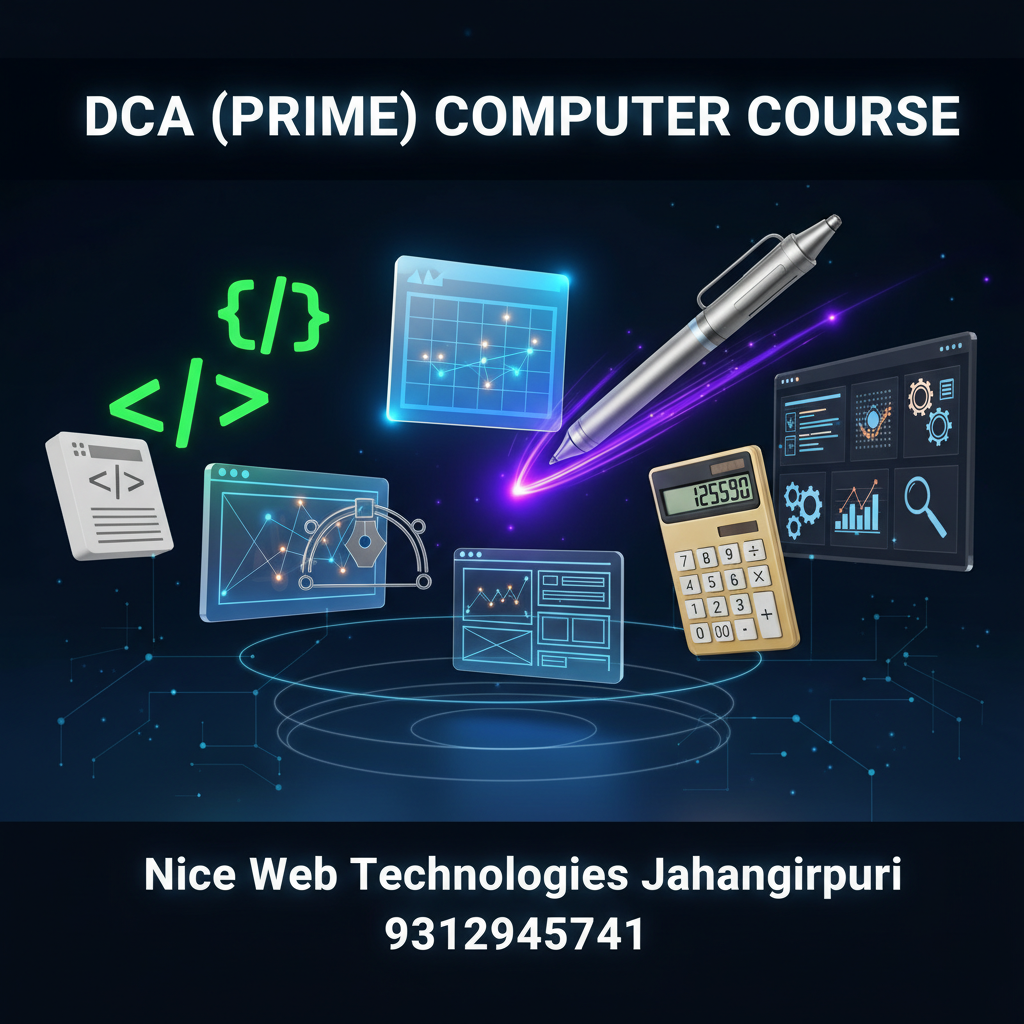 DCA(PRIME) - Prime, Description, Comprehensive | Nice Web Technologies, Jahangirpuri Delhi
