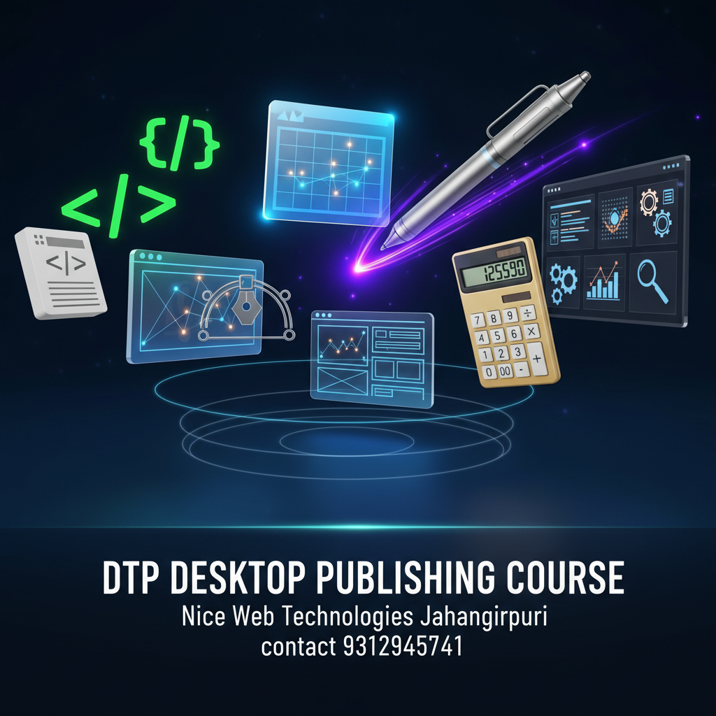 DTP (Desktop Publishing) Course – CorelDRAW &amp;amp; Photoshop - Desktop, Publishing, Coreldraw | Nice Web Technologies, Jahangirpuri Delhi