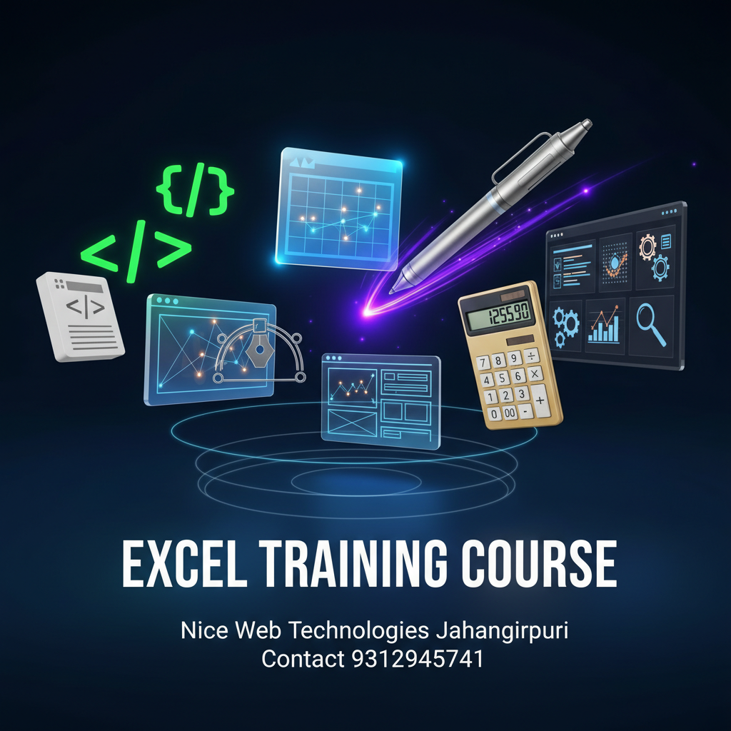 Basic Excel Training Course – Learn Excel from Scratch in 30 Days - Excel, Basic, Scratch | Nice Web Technologies, Jahangirpuri Delhi