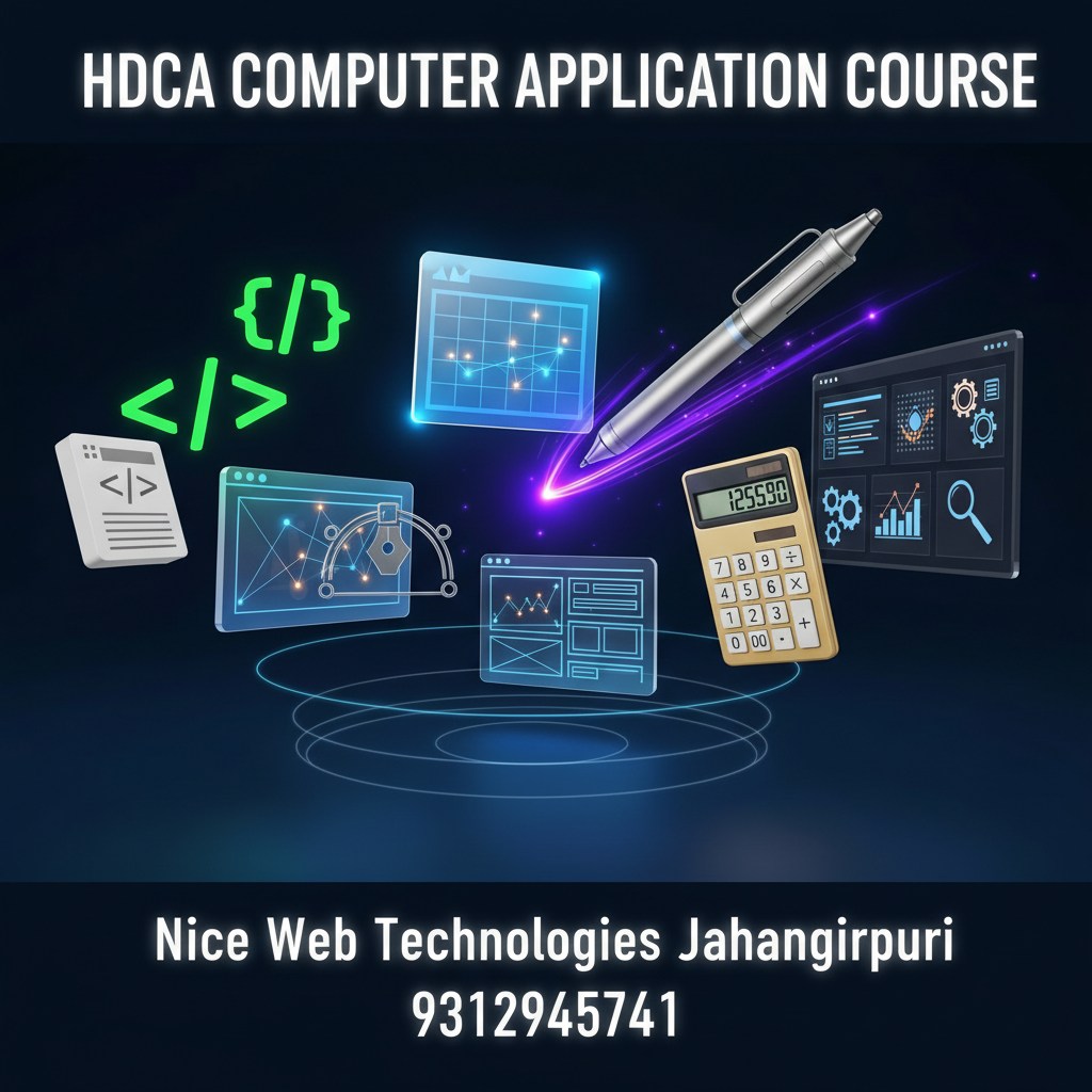 HDCA (Honors Diploma in Computer Applications) - Hdca, Honors, Diploma | Nice Web Technologies, Jahangirpuri Delhi