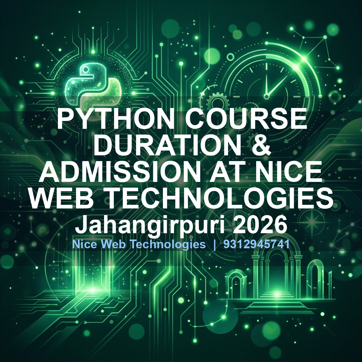 Python Course Duration & Admission at Nice Web Technologies Jahangirpuri 2026